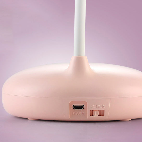 Flexible Usb Rechargeable Led Desk Lamp With Touch Control Dimming - Blue/Pink/White Ideal For