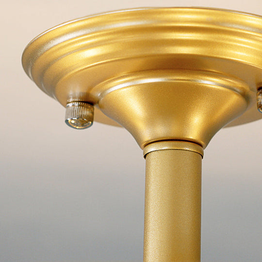 Clear Crystal Chandelier Light Fixture - Modern Bell Shade Hanging Lamp In Gold 2 Bulbs For Dining