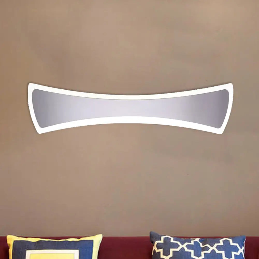 16.5/20.5 Wide Waterproof Led Bowtie Vanity Wall Sconce For Minimalist Bathroom Lighting Warm/White