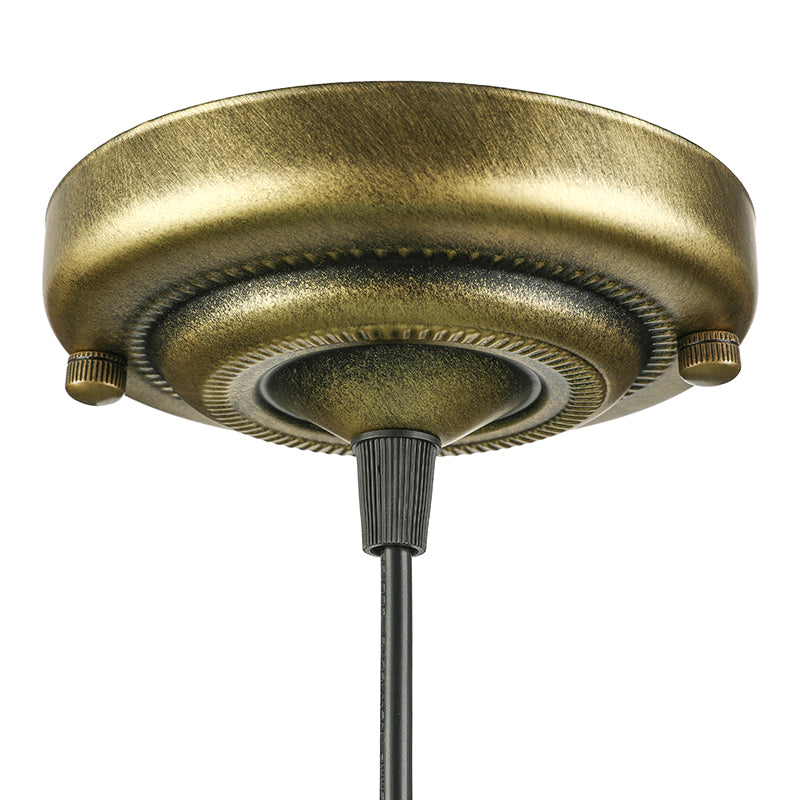 Dining Table Hanging Lights - Floral Shade Pendant Ceiling Lamp In Blue With Tiffany Style Art Glass