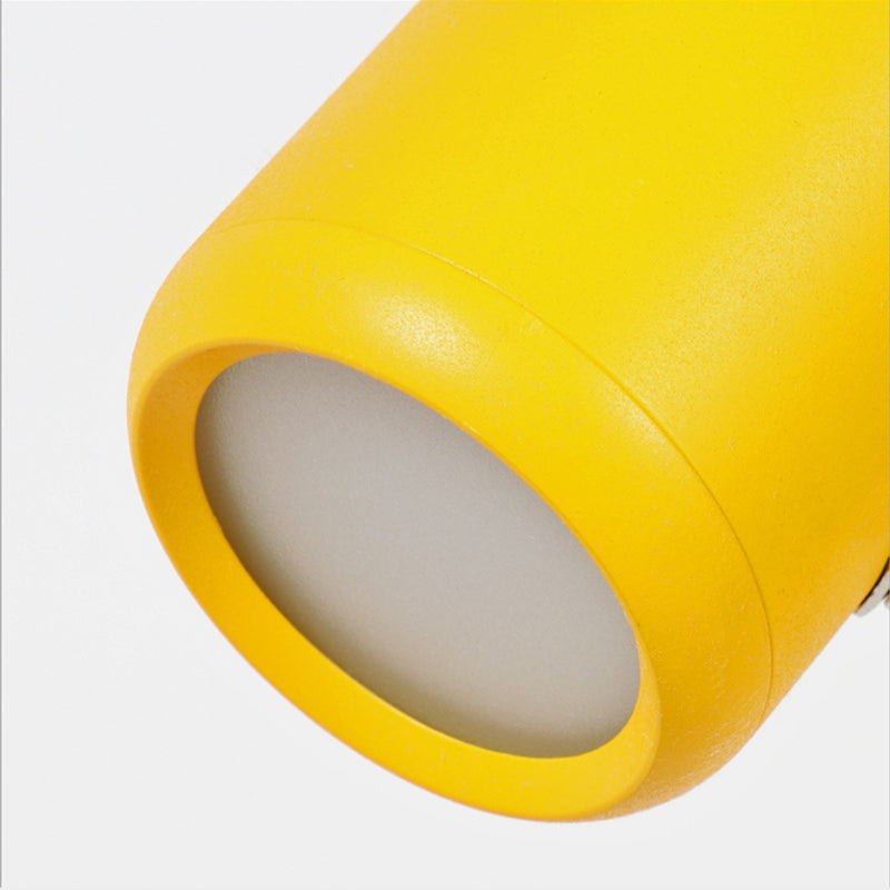 Rotatable Childrens Bedroom Desk Light Metal Macaron Reading Lamp With Plug-In Cord