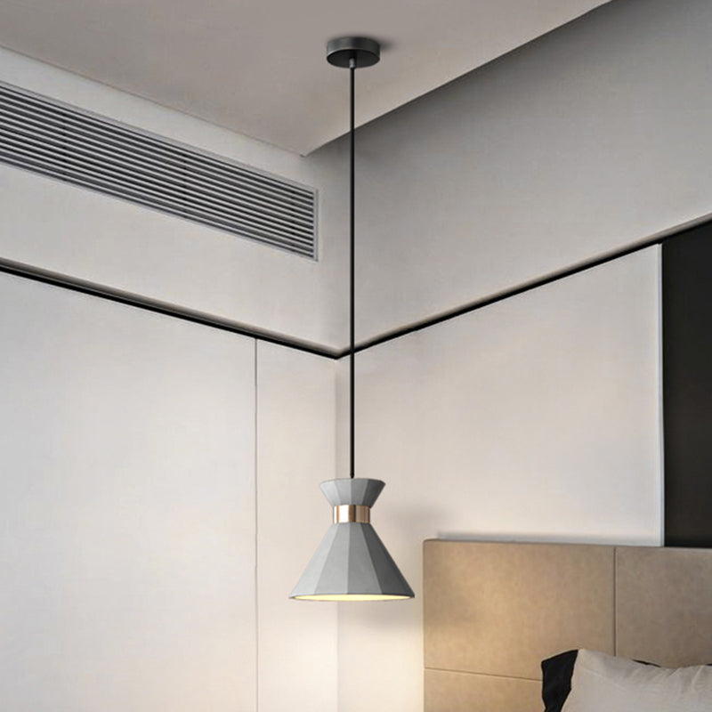 Nordic Castle Mermaid Pendant Light - Single-Bulb Suspension Fixture For Bedrooms