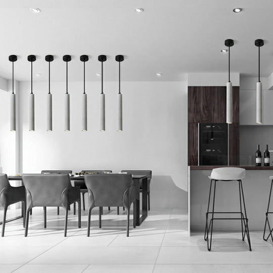 Terrazzo Led Pendant: Minimalist Dining Room Light