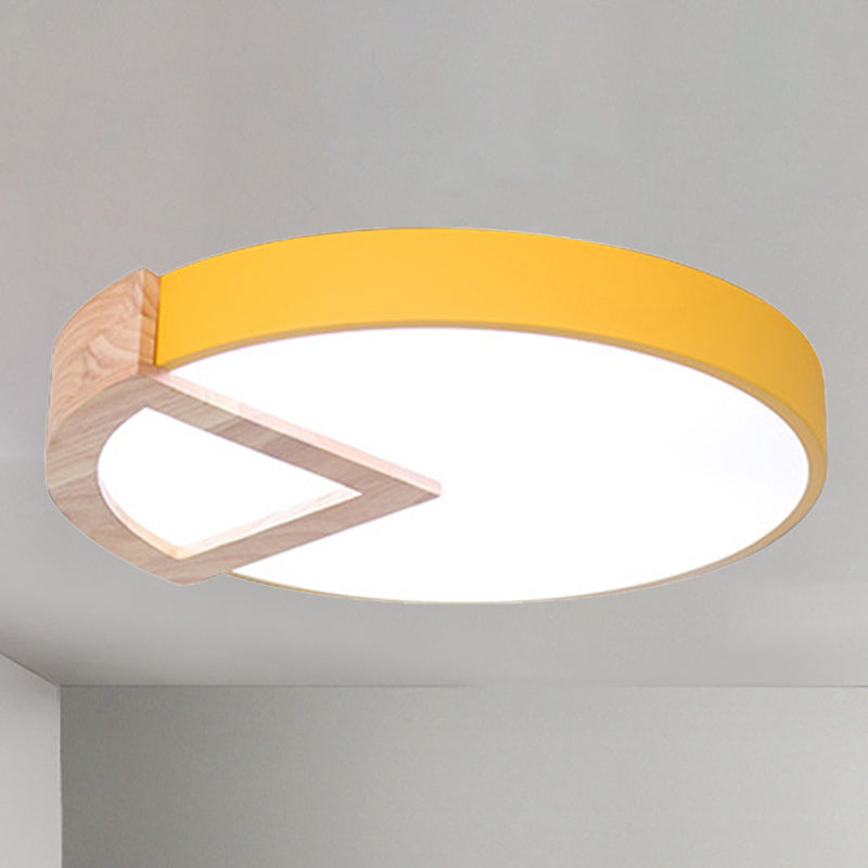 Nordic Macaron Flush Mount Light For Kids’ Bedrooms