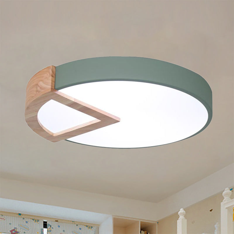 Nordic Macaron Flush Mount Light For Kids’ Bedrooms