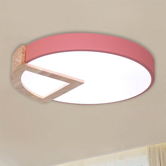 Nordic Macaron Flush Mount Light For Kids’ Bedrooms
