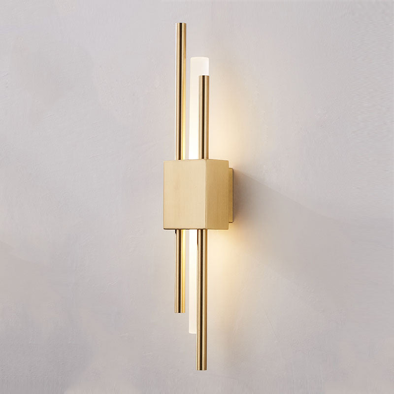Modern Rod Wall Light With Led Acrylic Sconce For Stairways.