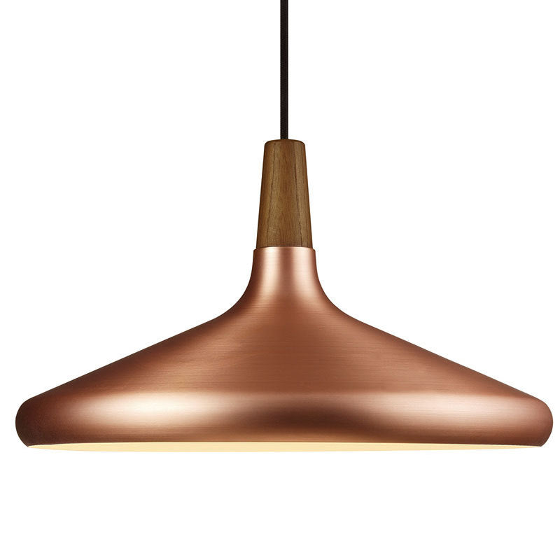 Nordic Conical Metal Suspension Pendant Light For Dining Room - Modern & Stylish Design Rose Gold /