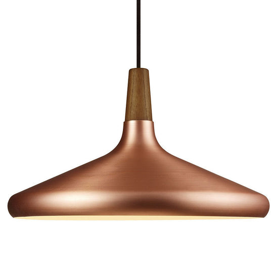 Nordic Conical Metal Pendant Light Fixture - Perfect For Dining Room Ambiance! Rose Gold / 15.5