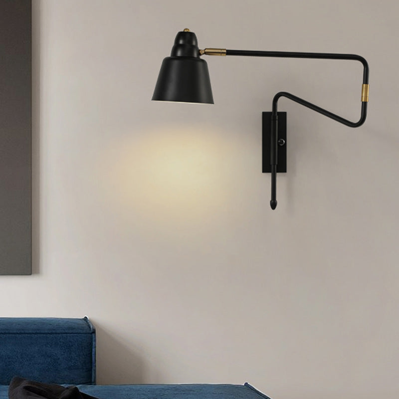 Modern Wall Mounted Reading Lamp: Retractable Arm Nordic Style