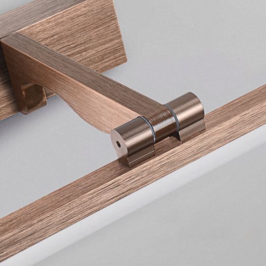 Swingable Minimalistic Led Vanity Wall Light: Aluminum Linear Fixture