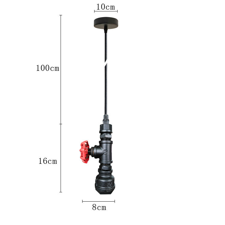 Industrial Metal Pendant Light With Exposed Bulb For Suspended Warehouse Lighting