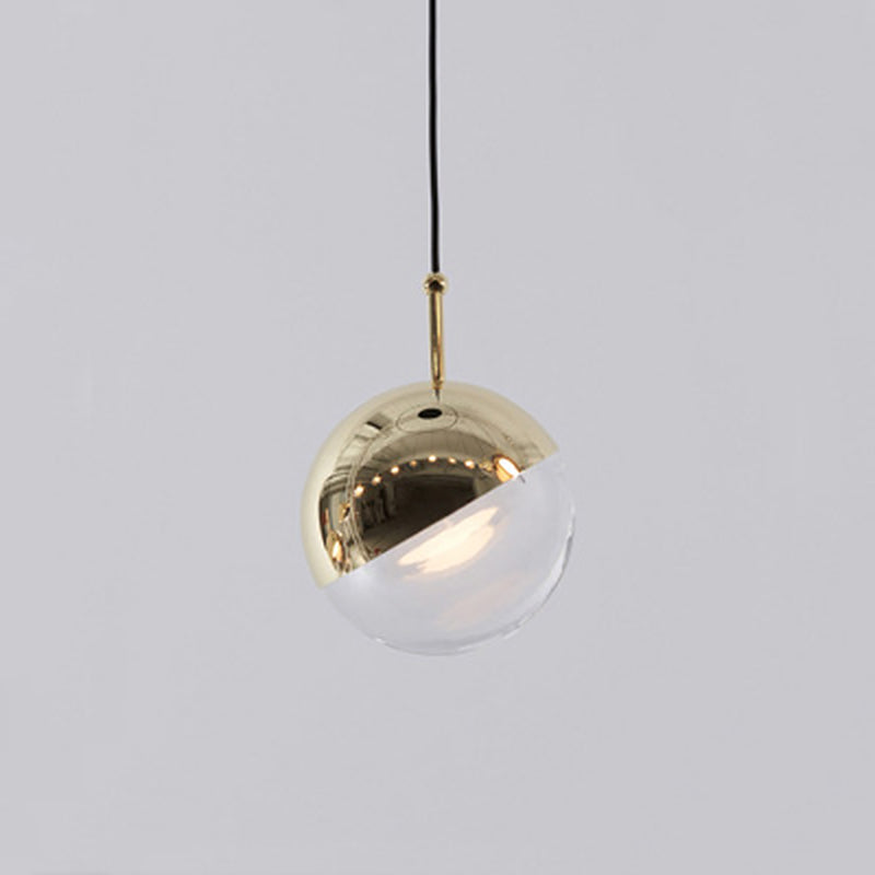 Chic Led Crystal Mini Pendant Light - Modern & Simple Design Gold