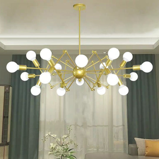 Industrial Sputnik Chandelier For Bar Or Coffee Shop