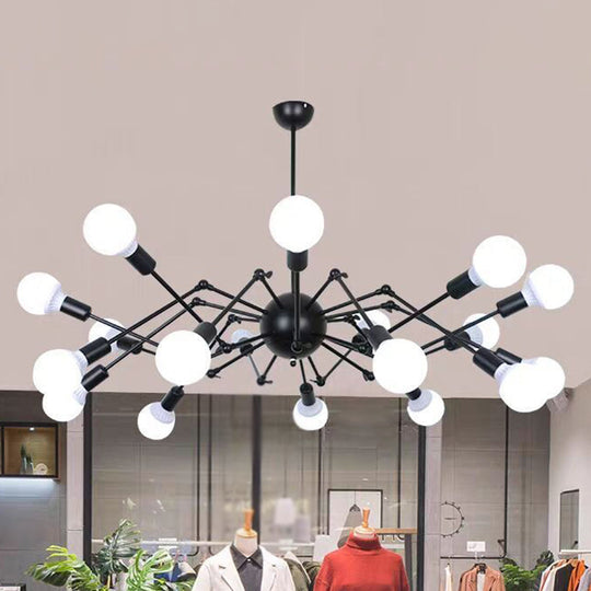 Industrial Sputnik Chandelier For Bar Or Coffee Shop