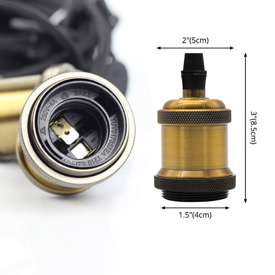 Industrial Style Aluminum Multi Pendant Light With 6 Spider-Style Drop Ceiling Lights For Bar