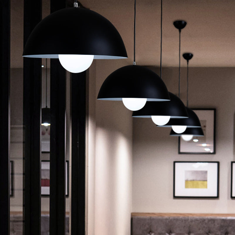 Dome Pendant Ceiling Light – Modern Metal Design With 1 Ideal For Restaurant