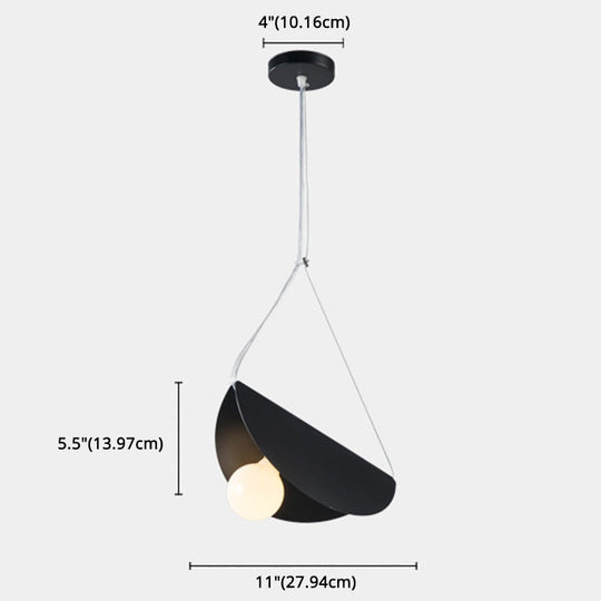 Sleek Metal Pendant Ceiling Light- Simplicity & Style In Living Room Lighting