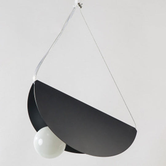 Sleek Metal Pendant Ceiling Light- Simplicity & Style In Living Room Lighting Black