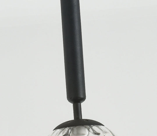 Sleek 3-Light Glass Pendant: Modern Creative Multi-Light Fixture For Clothing Stores