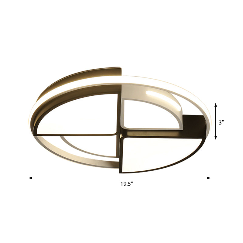 Modern Acrylic Round Ceiling Lights Flush Mount - Warm/White 16/19.5
Note: Seo Optimization Is