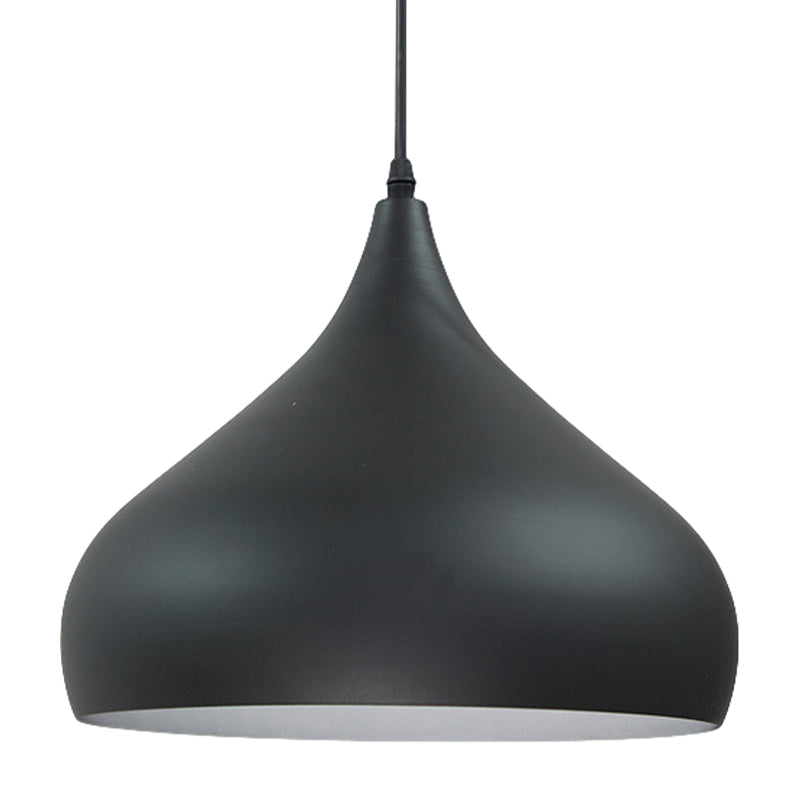 12.5/16.5 Wide Dome Pendant Lighting Modern Iron Hanging Light - 1 Black/White/Red
Note: Although