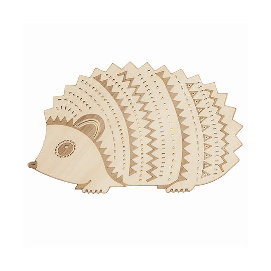 Hedgehog Led Wall Sconce For Kids Bedside - Left/Right Facing Flush Mount