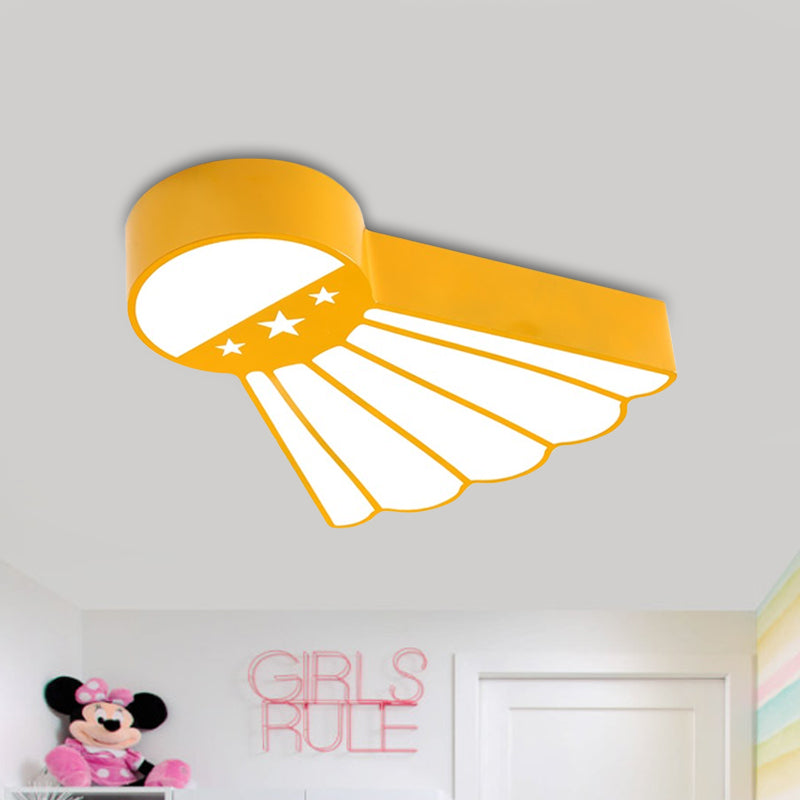 Kindergarten Ceiling Mounted Led Light For Kids Badminton Room (Blue/Green/Red)