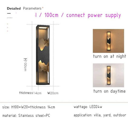 Waterproof Solar Led Outdoor Light - Garden Decoration Lamps For Balcony Courtyard Street And Wall