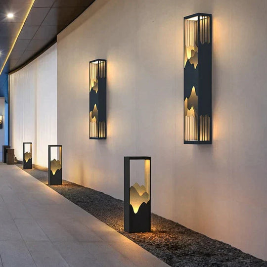 Waterproof Solar Led Outdoor Light - Garden Decoration Lamps For Balcony Courtyard Street And Wall