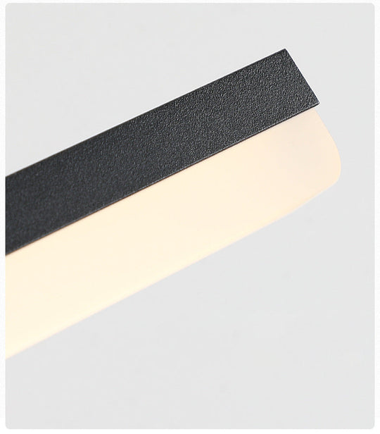 Linear LED Bathroom Vanity Sconce with Acrylic Diffuser - Simple Metal Design