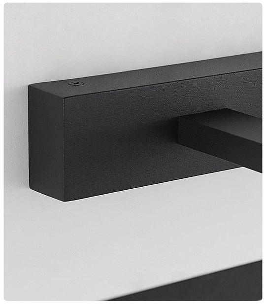 Linear LED Bathroom Vanity Sconce with Acrylic Diffuser - Simple Metal Design