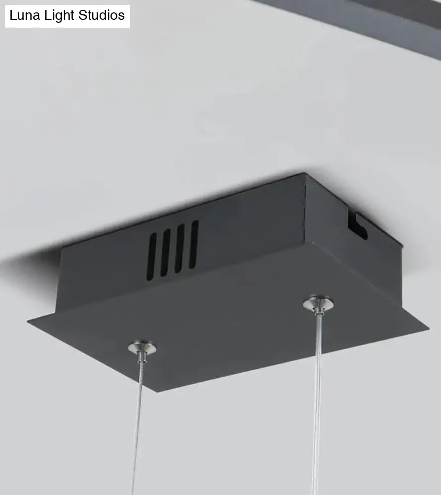 Arc Shape Led Hanging Pendant Lights Modern For Dining Room