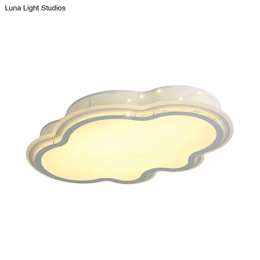 Cloud - Themed Led Flush Mount Ceiling Light For Kindergarten