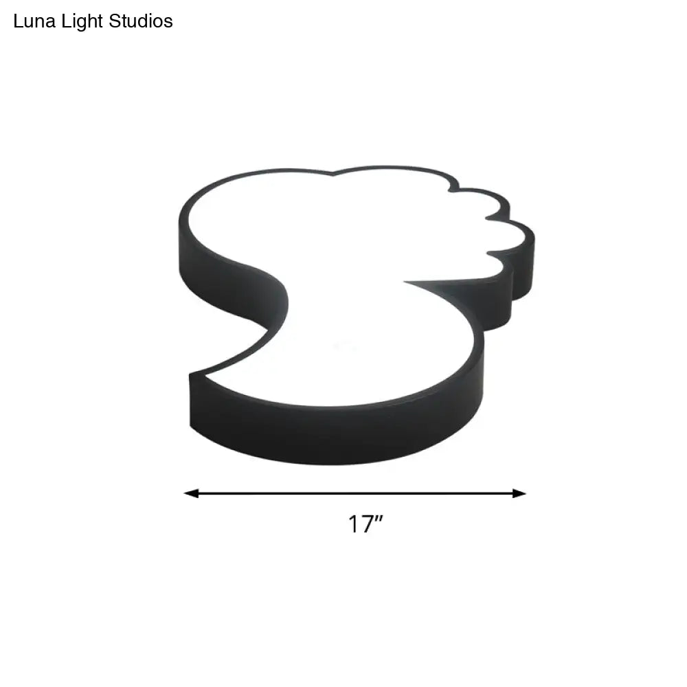 Cute Thumbs - Up Led Ceiling Lamp For Energy - Saving Study Room Lighting