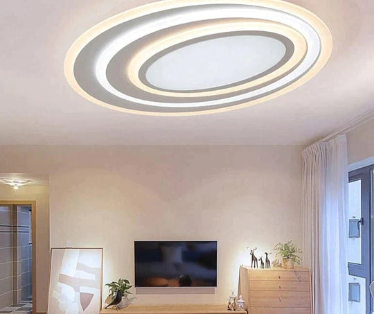 Dimming+Remote Control Modern Led Ceiling Lights For Living Room Bedroom 3 Color Temperature New