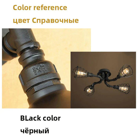 Earl – Amerikanischer Retro-Wasserpfeifen-Kronleuchter