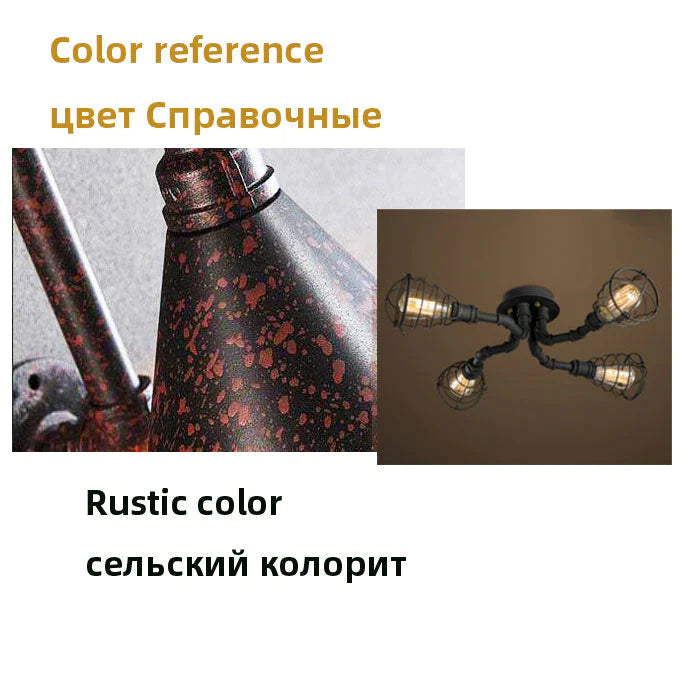 Earl – Amerikanischer Retro-Wasserpfeifen-Kronleuchter