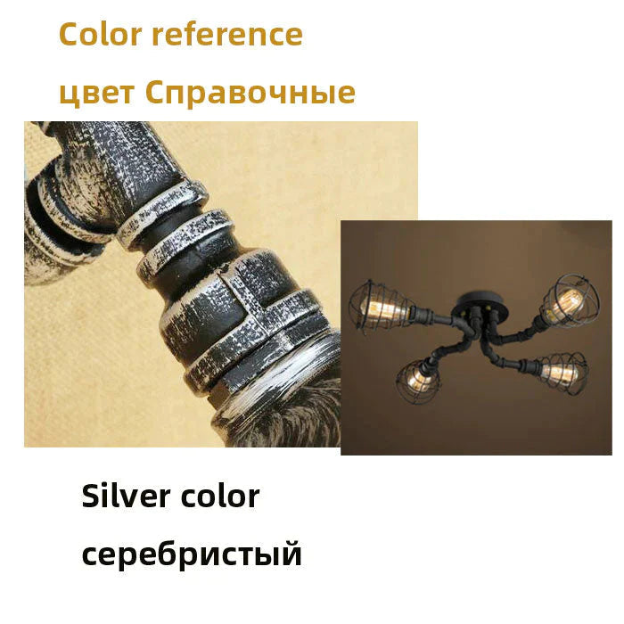 Earl – Amerikanischer Retro-Wasserpfeifen-Kronleuchter