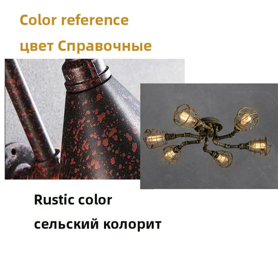 Earl – Amerikanischer Retro-Wasserpfeifen-Kronleuchter