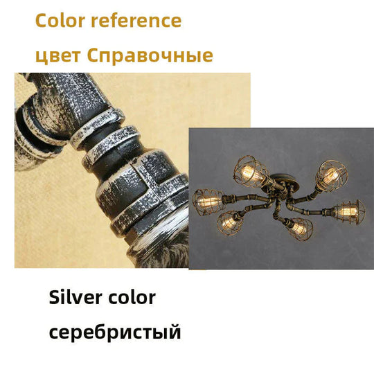 Earl – Amerikanischer Retro-Wasserpfeifen-Kronleuchter