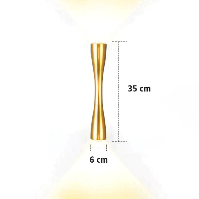 Elaine | Outdoor Waterproof Lamp Gold 35cm / 13.7’’ / Warm White Outdoor Lighting
