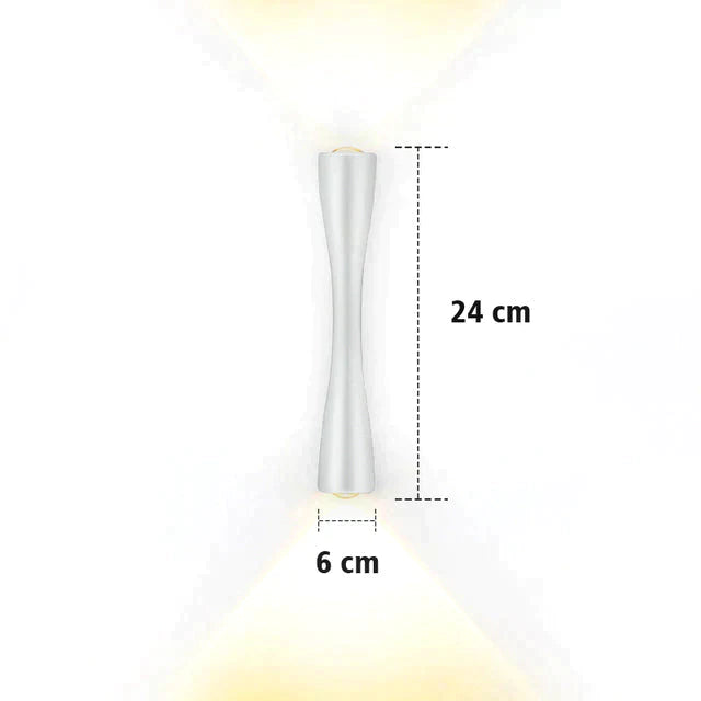Elaine | Outdoor Waterproof Lamp White 24cm / 9.4’’ / Warm White Outdoor Lighting