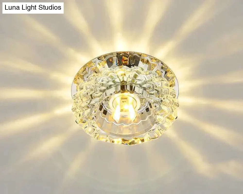 Flush Mount Small Led Ceiling Light For Art Gallery Decoration Front Balcony Lamp Porch Light