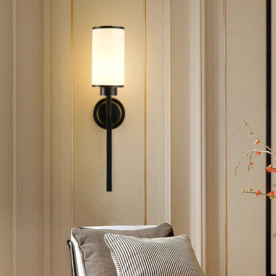 Vollkupfer-Wandleuchte, einfache klassische Schlafzimmer-LED-Kopf-TV-Hintergrundwand-Treppenhaus-Kupfer-Wandleuchte