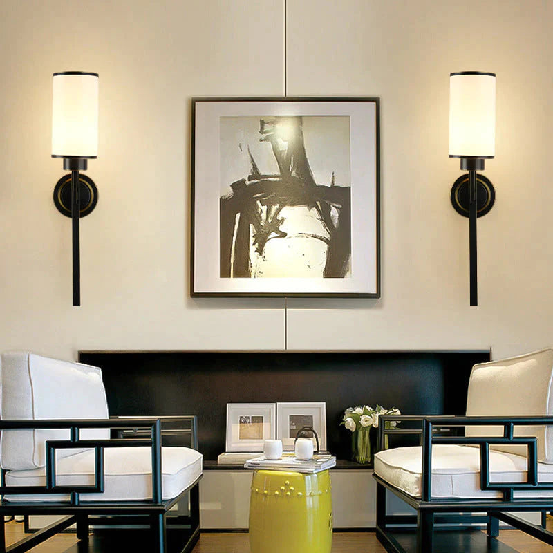 Vollkupfer-Wandleuchte, einfache klassische Schlafzimmer-LED-Kopf-TV-Hintergrundwand-Treppenhaus-Kupfer-Wandleuchte