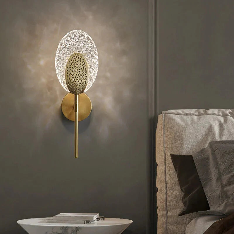 Havva - LED Wandleuchte Innenbeleuchtung für Zuhause Schlafzimmer Nachttisch Wohnzimmer Wandleuchten