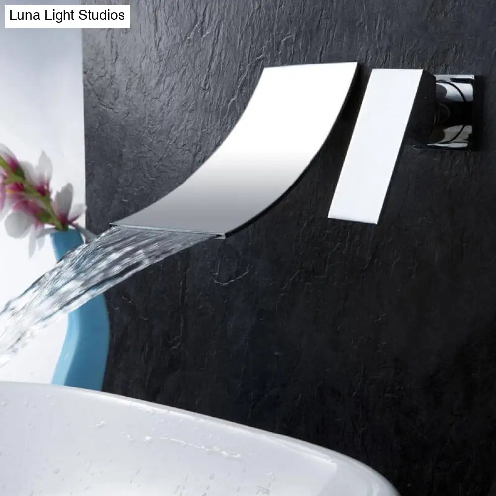 Hydrobliss - Signature Waterfall Basin Bathroom Faucet Chrome Faucets
