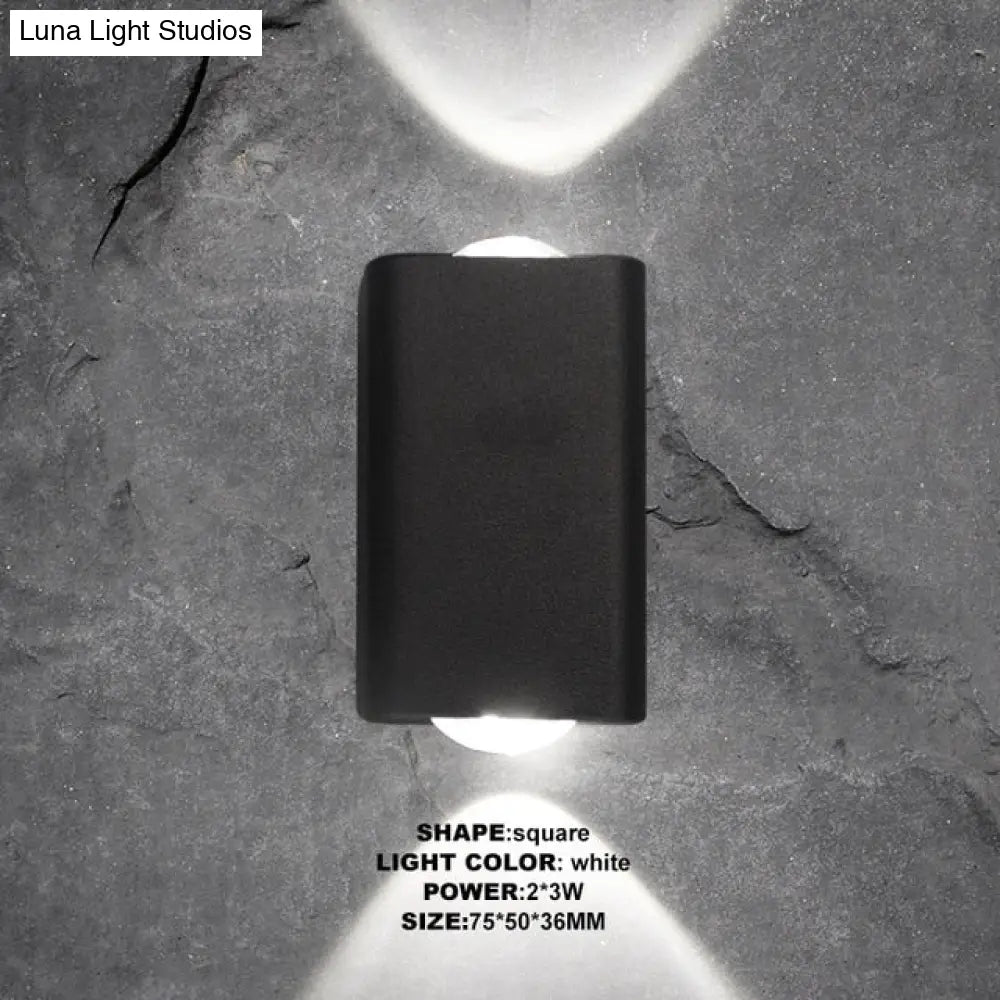 Indoor Lighting Led Wall Lamp Ip65 Waterproof & Outdoor Aluminum Light Surface Mounted Cube Garden
