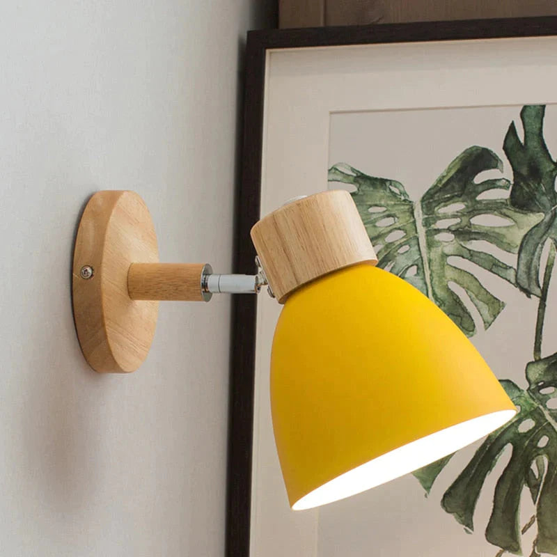 Joan | Lesewandlampe aus Holz